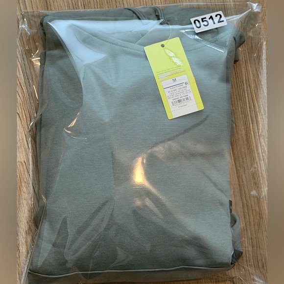 ALL IN MOTION NWT men’s active comfort fleece hooded sweatshirt -sage green -med - Picture 12 of 12